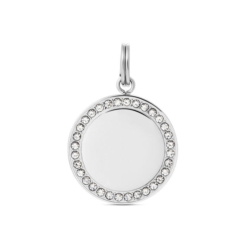 Pendente Pet Tag Acciaio Cristallo - Ciondoli con Incisione Animali | Stroili