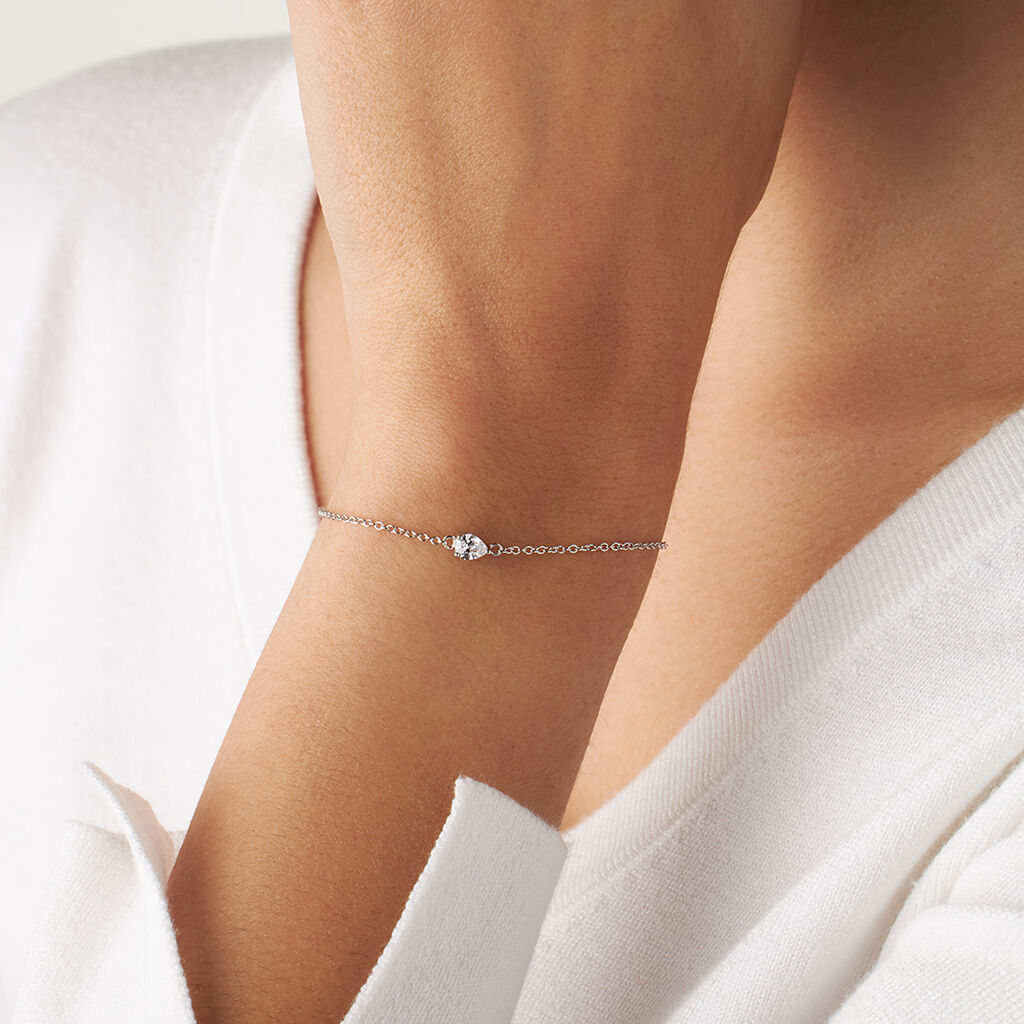 Bracciale Punto Luce Silver Elegance Argento Rodiato Cubic Zirconia - Bracciali Donna | Stroili