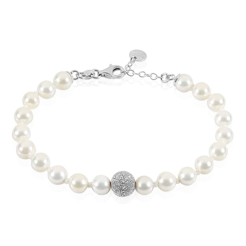 Bracciale Silver Pearls Argento Rodiato Perla sintentica