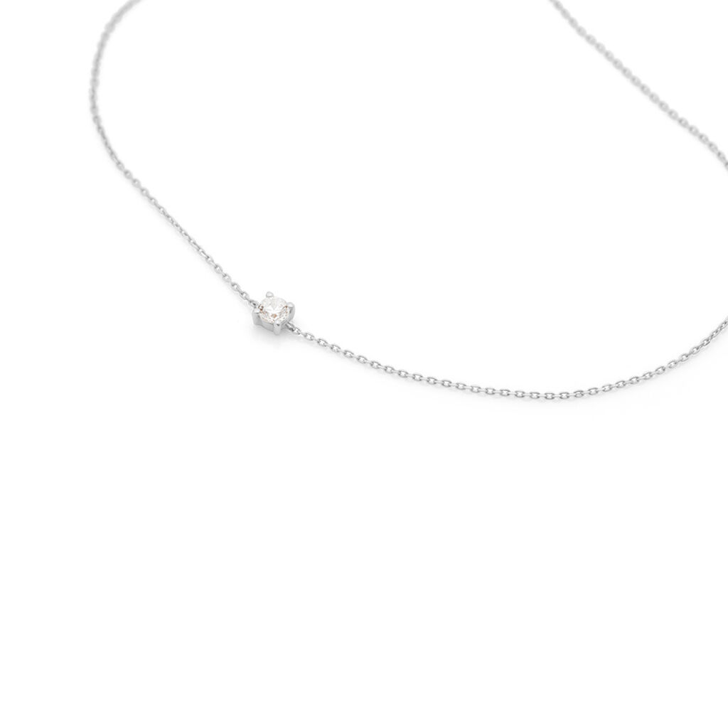 Bracciale Punto Luce Claire Oro Bianco Cubic Zirconia - Bracciali Amicizia Donna | Stroili