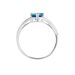Anello Solitario Amélie Oro Bianco Topazio Cubic Zirconia - Anelli con Pietre Donna | Stroili