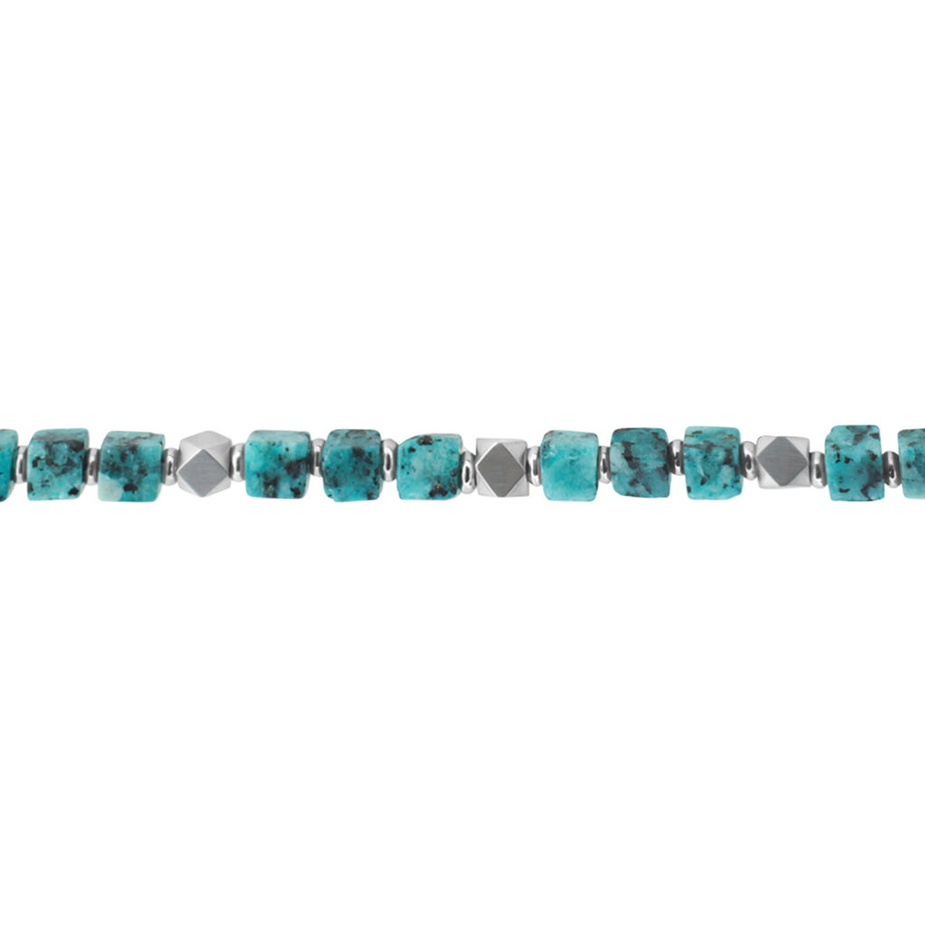 Bracciale Man Code Acciaio Turchese - Bracciali Uomo | Stroili