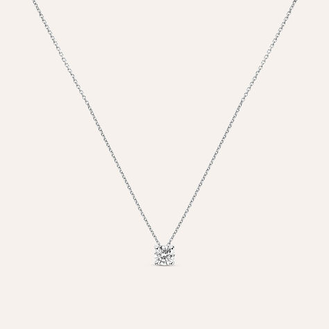 Collana Punto Luce Diamade Oro Bianco Diamante Lab-Grown - Collane Punto Luce Donna | Stroili