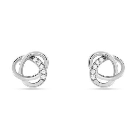 Orecchini Lobo Silver Moments Argento Rodiato Cubic Zirconia - Orecchini a Lobo Donna | Stroili