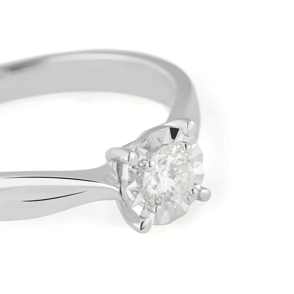 Anello Solitario Diamotion Oro Bianco Diamante - Anelli con Pietre Donna | Stroili