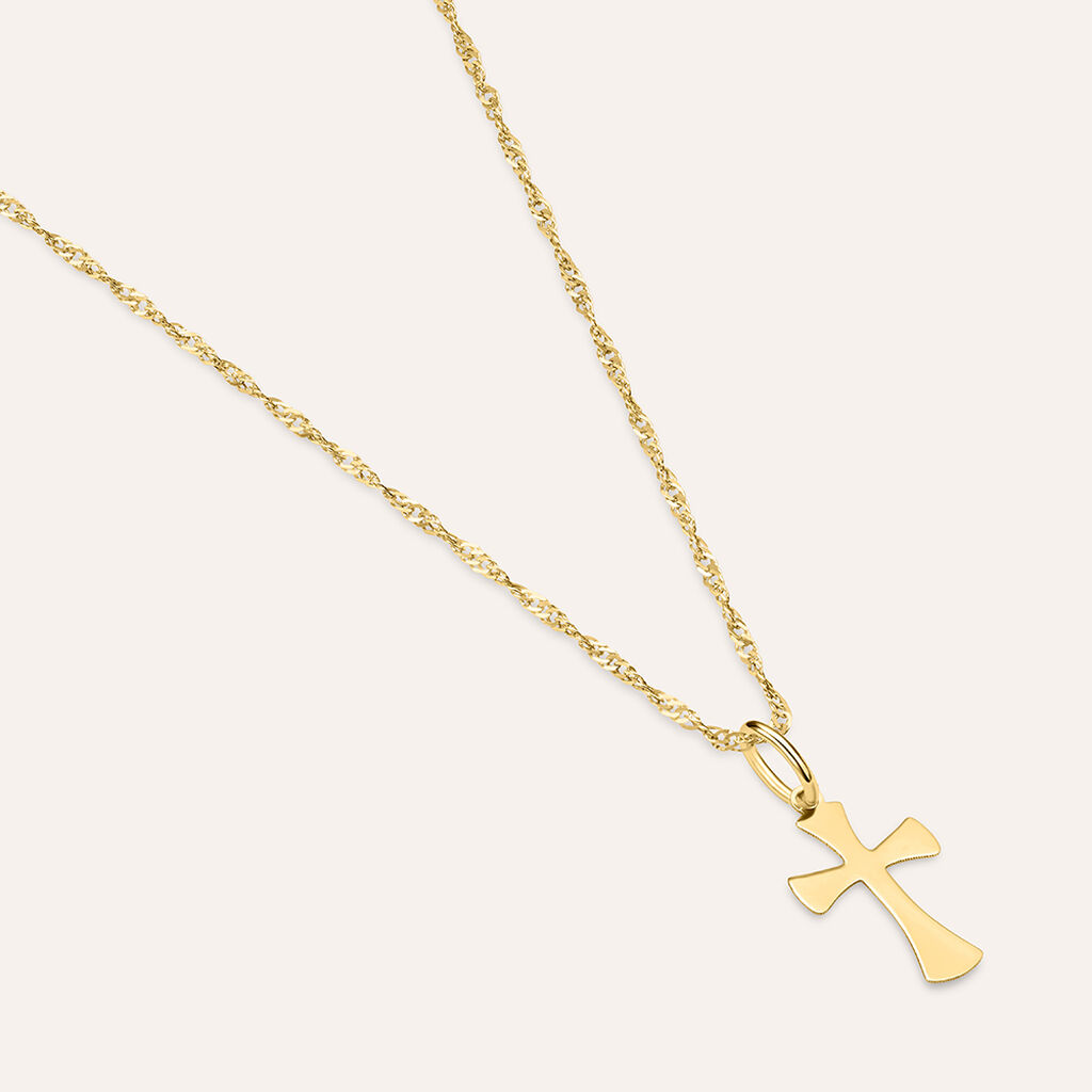 Pendente Holy Oro Giallo - Ciondoli con Incisione Unisex | Stroili