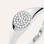 Anello Chevalier Silver Shine Argento Rodiato Cubic Zirconia