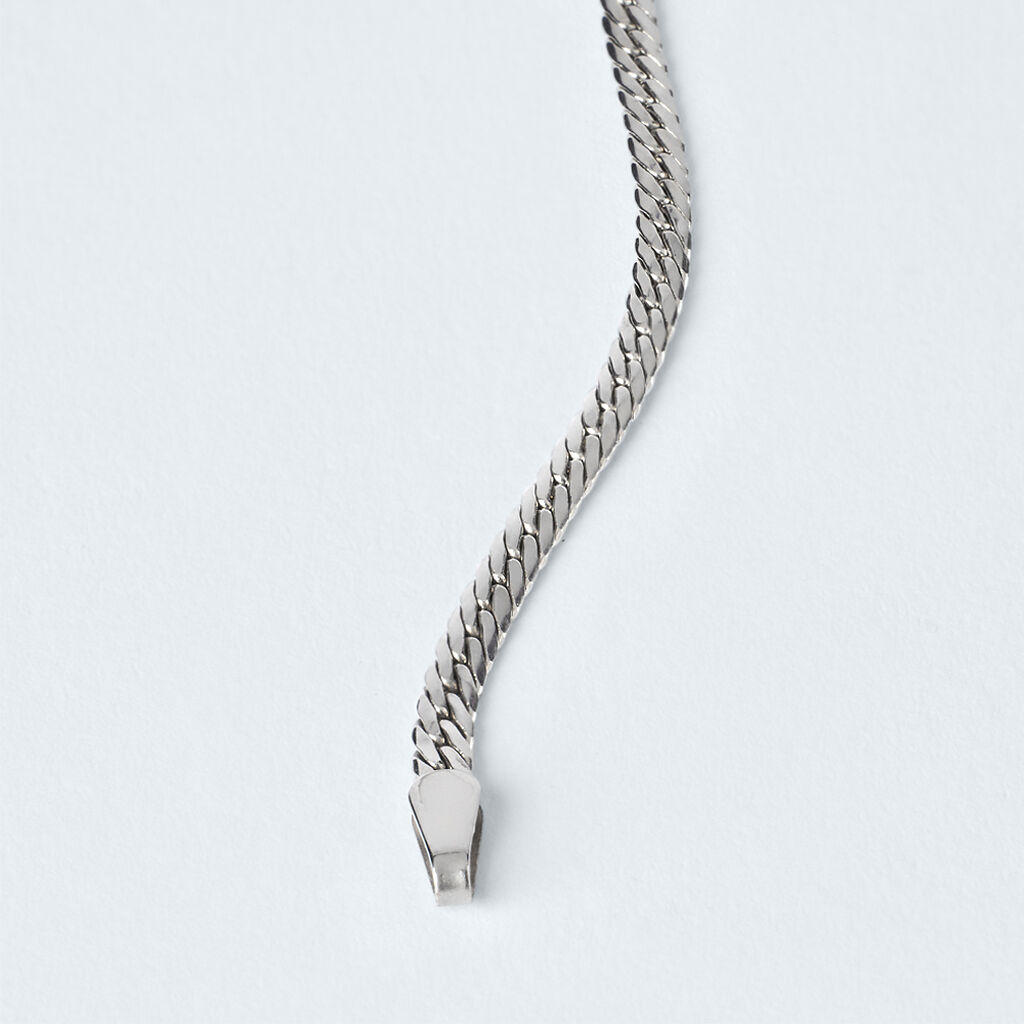 Bracciale Catena Colette Oro Bianco - Bracciali Donna | Stroili