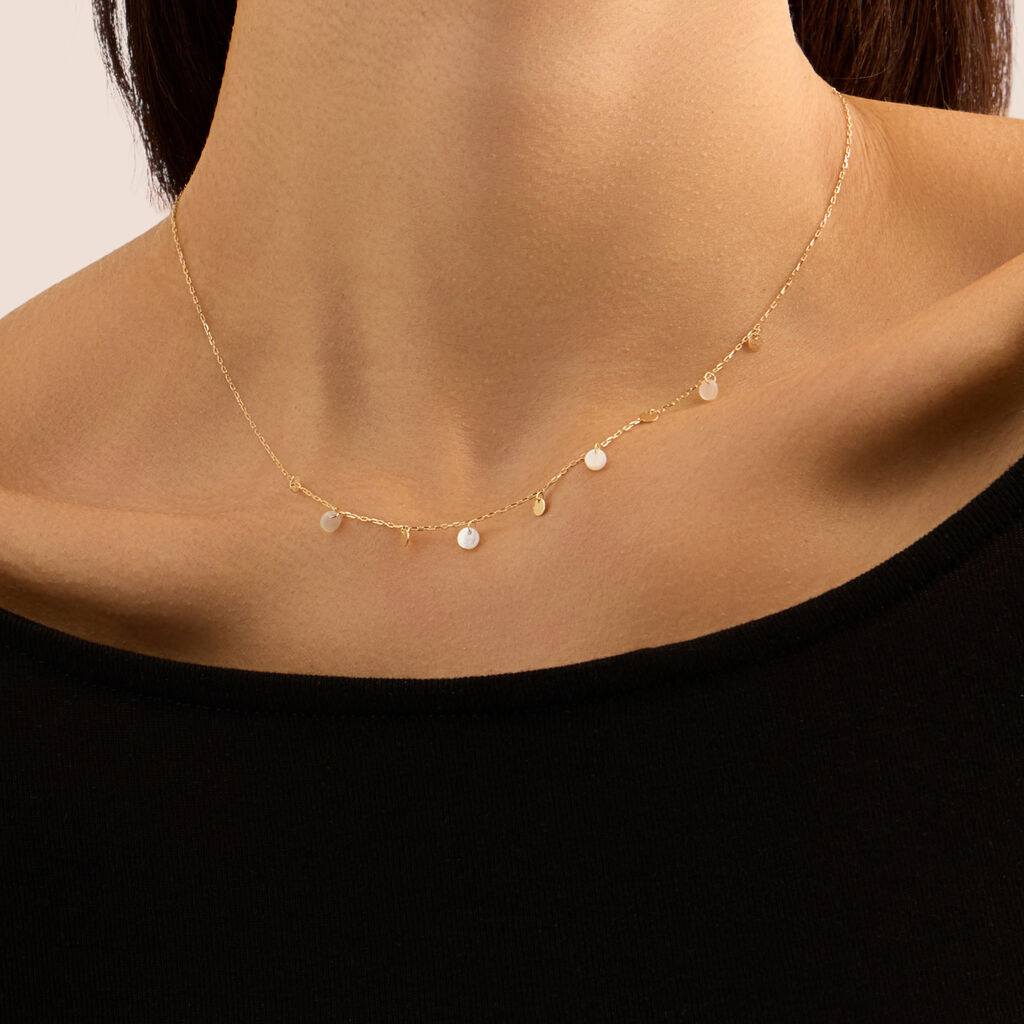 Collana Beverly Oro Giallo Madreperla - Collane Donna | Stroili