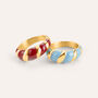 Anello Fascia Radiance Acciaio Dorato