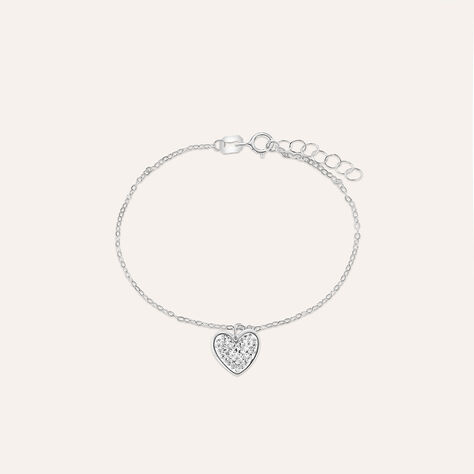 Bracciale Christelle Oro Bianco Cristallo - Bracciali Love Donna | Stroili