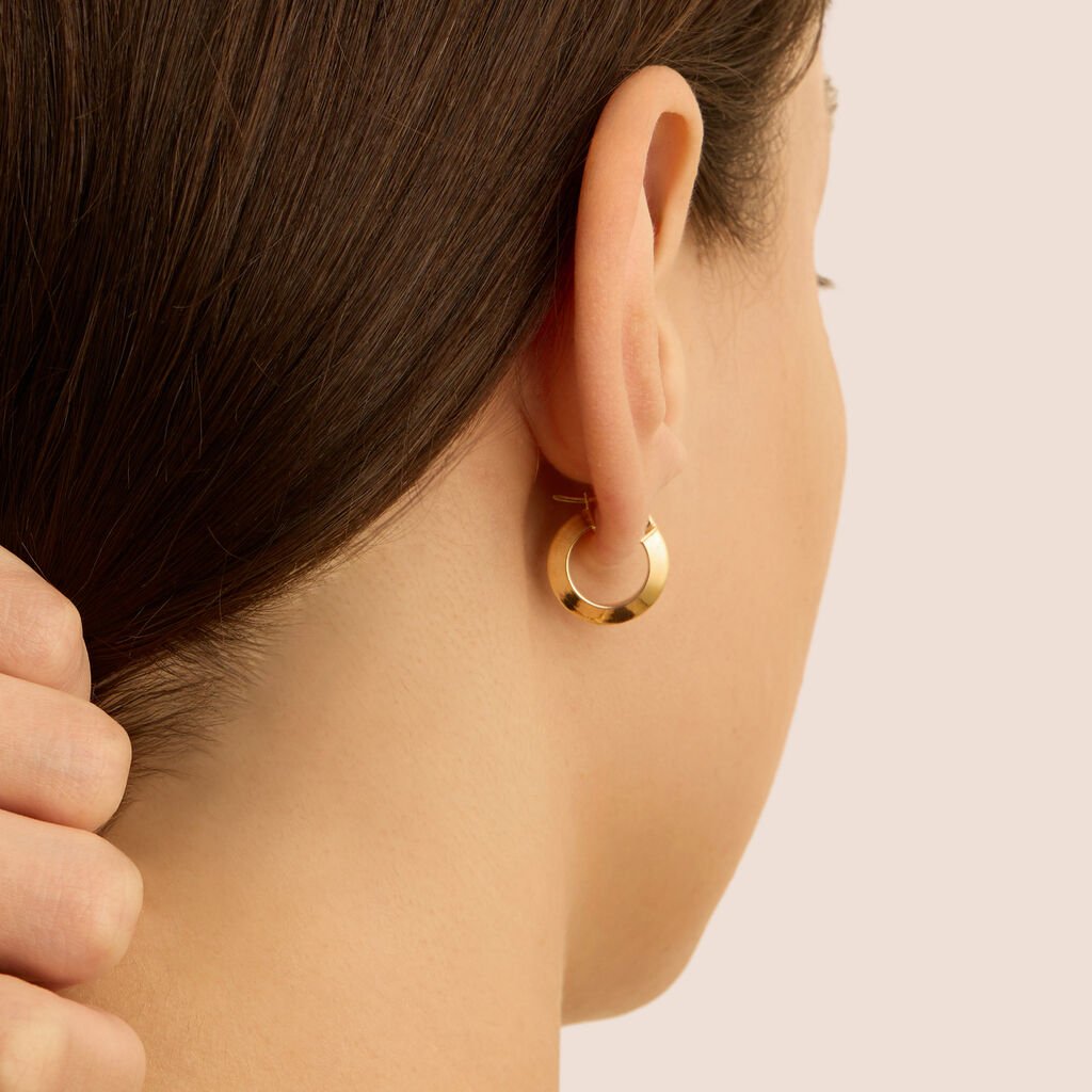 Orecchini A Cerchio Toujours Oro Giallo - Orecchini a Cerchio Donna | Stroili