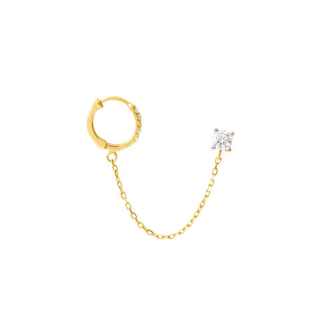 Ear Cuff Bon Ton Oro Giallo Cubic Zirconia - Ear Cuff Donna | Stroili