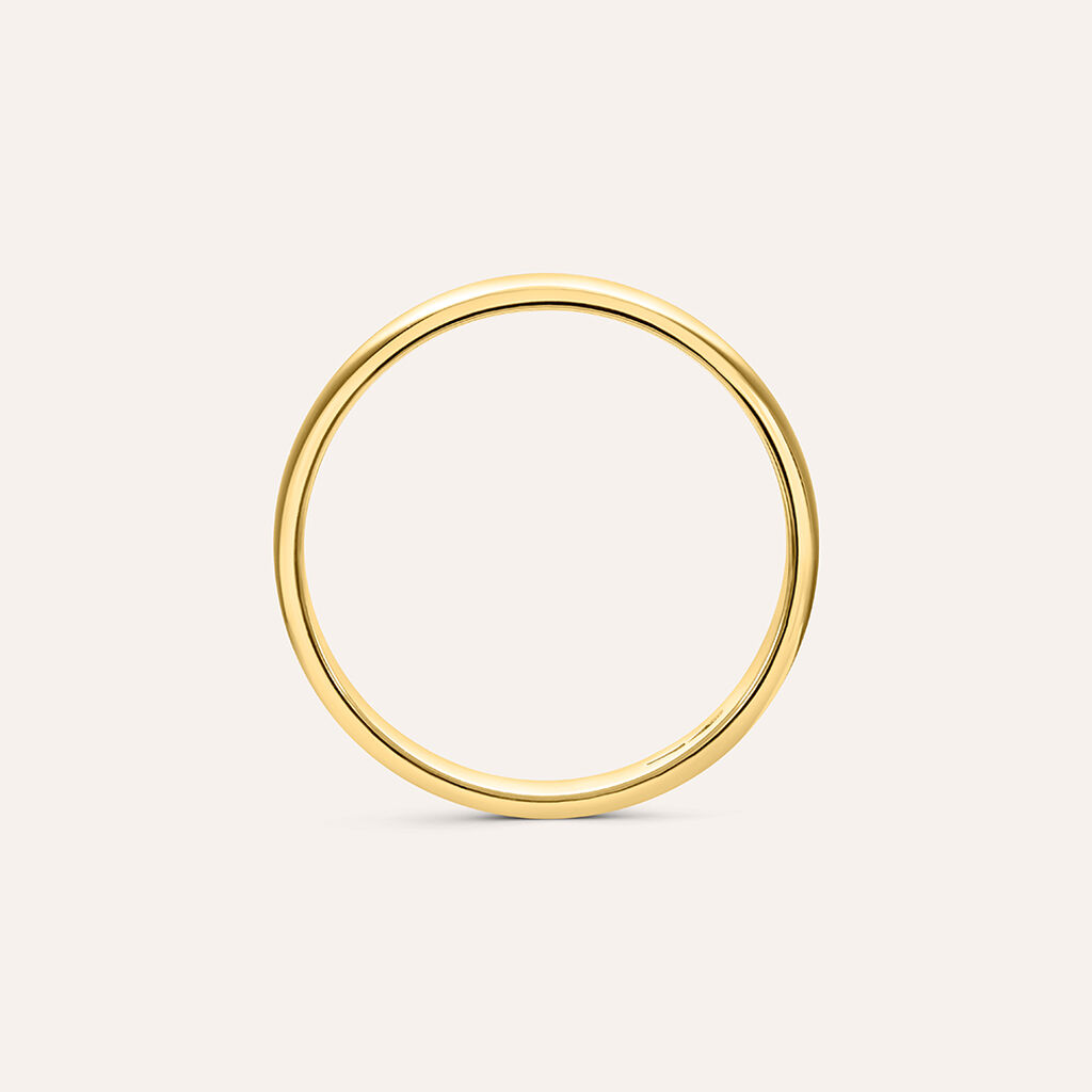Fede Mantovana 4.5 mm Oro Giallo - Anelli con Incisione Unisex | Stroili