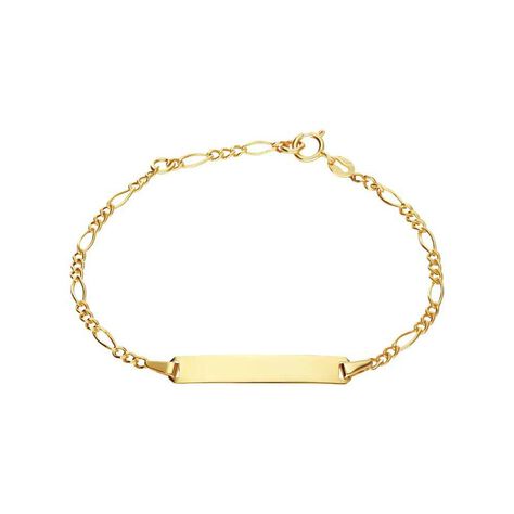 Bracciale Con Targhetta Religious Gold Oro Giallo - Bracciali Bambino | Stroili