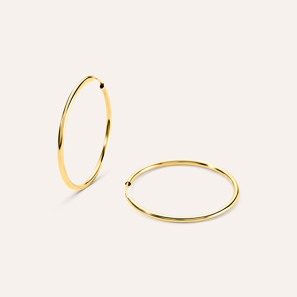 Orecchini A Cerchio Toujours Oro Giallo