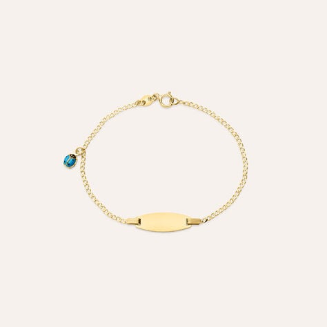 Bracciale Con Targhetta Holy Oro Giallo - Bracciali con Incisione Bambino | Stroili