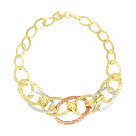 Bracciale Catena Gold Essence Oro Tricolore - Bracciali Donna | Stroili