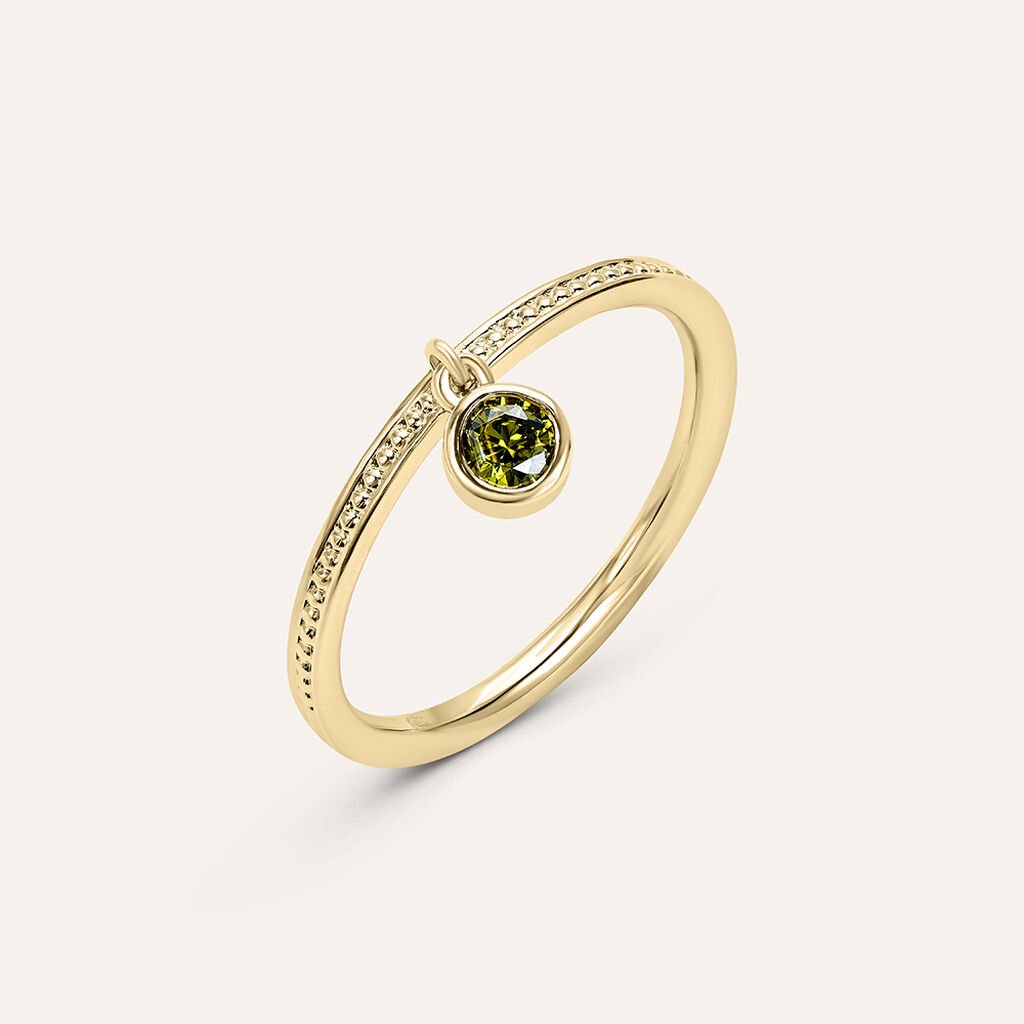 Anello Fantasia Golden Dream Placcato Oro Giallo Cristallo - Anelli con Pietre Donna | Stroili