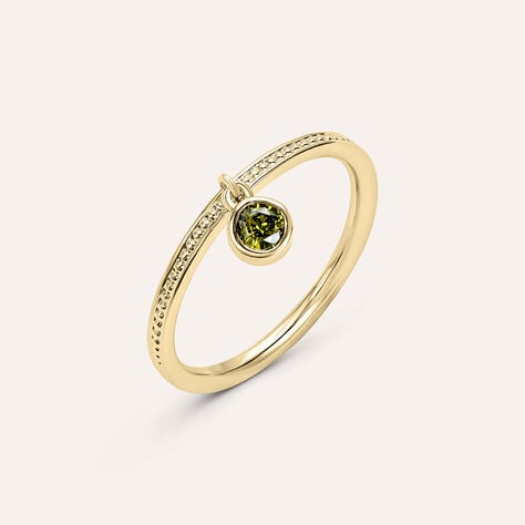 Anello Fantasia Golden Dream Placcato Oro Giallo Cristallo - Anelli con Pietre Donna | Stroili