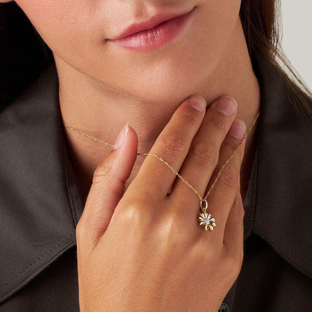 Pendente Poème Oro Bicolore - Ciondoli Donna | Stroili