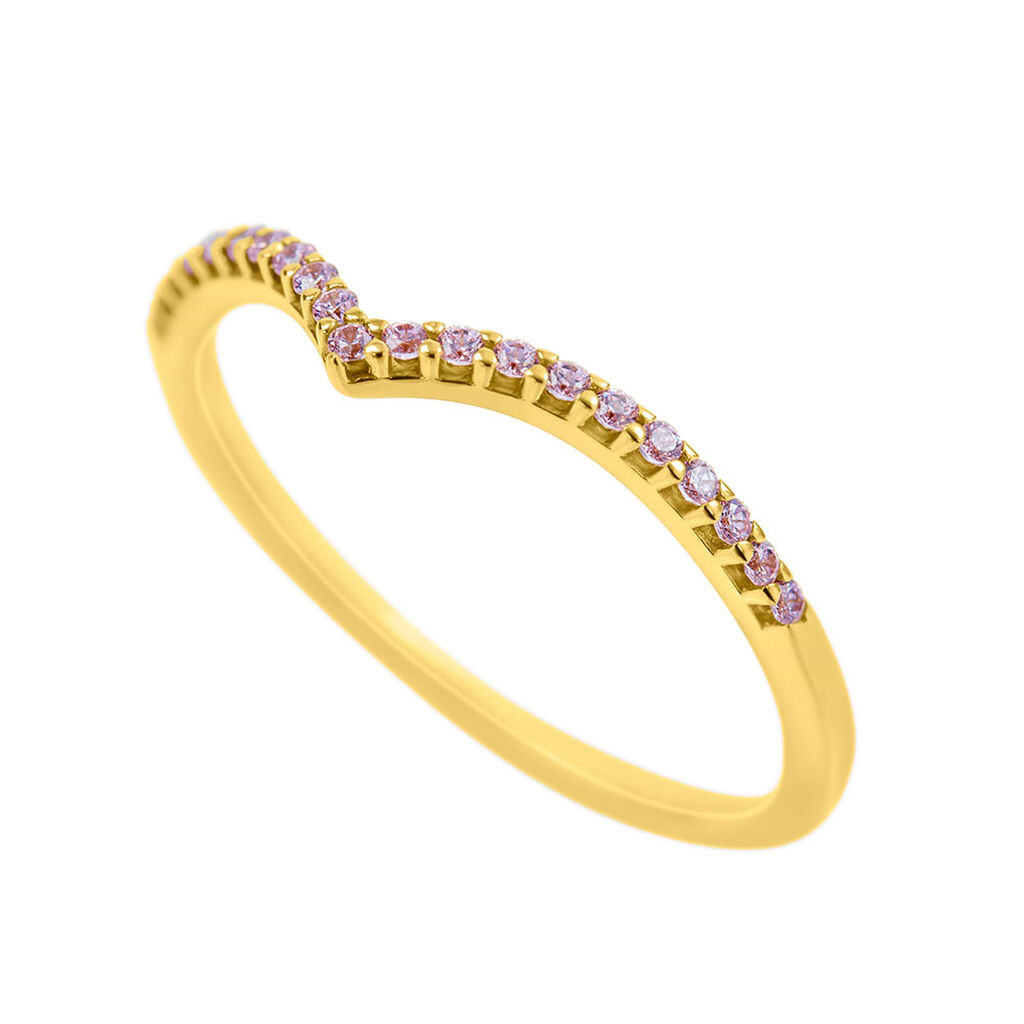 Anello Fantasia Claire Oro Giallo Cubic Zirconia - Anelli con Pietre Donna | Stroili