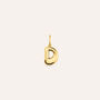 Pendente Love Beats Argento Dorato