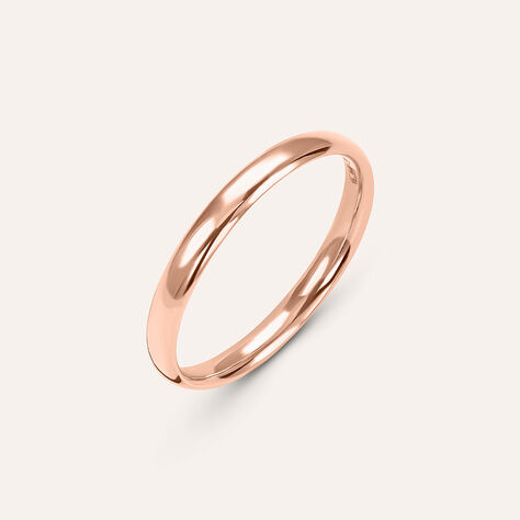 Fede Comoda Leggera 2.5 mm Oro Rosa - Anelli con Incisione Unisex | Stroili