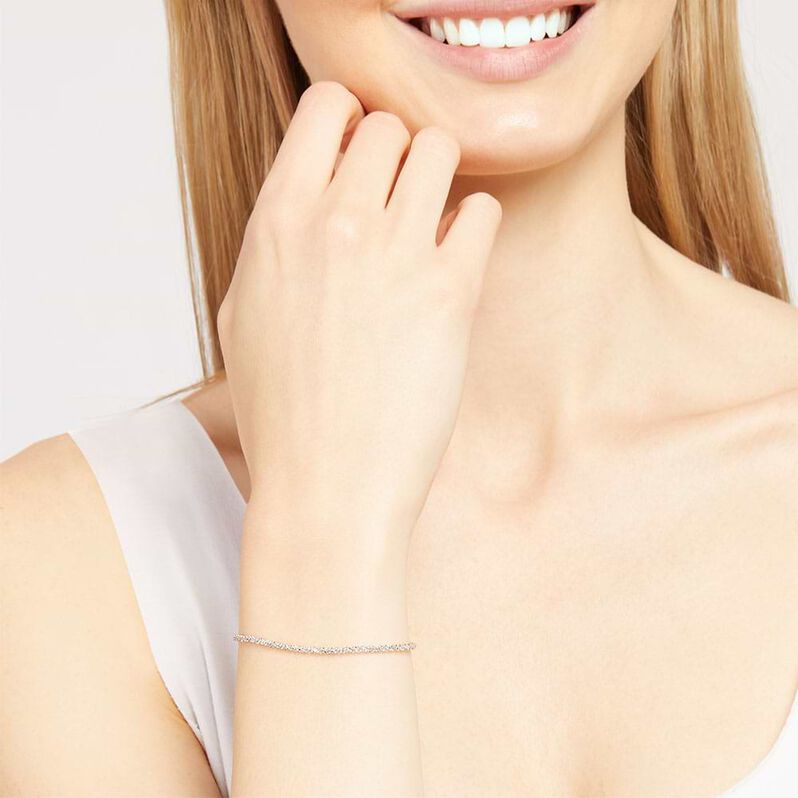 Bracciale Catena Silver Collection Argento Rodiato - Bracciali Donna | Stroili