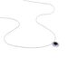 Collana Elizabeth Crown Oro Bianco Zaffiro Diamante - Collane Donna | Stroili
