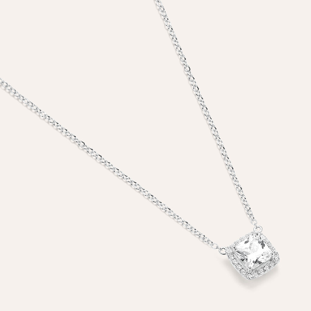 Collana Silver Elegance Argento Rodiato Cubic Zirconia - Collane Donna | Stroili