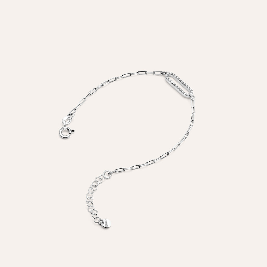 Bracciale Silver Shine Argento Rodiato Cubic Zirconia - Bracciali Donna | Stroili