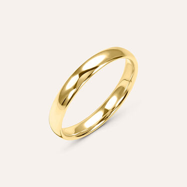 Fede Comoda Leggera 3 mm Oro Giallo