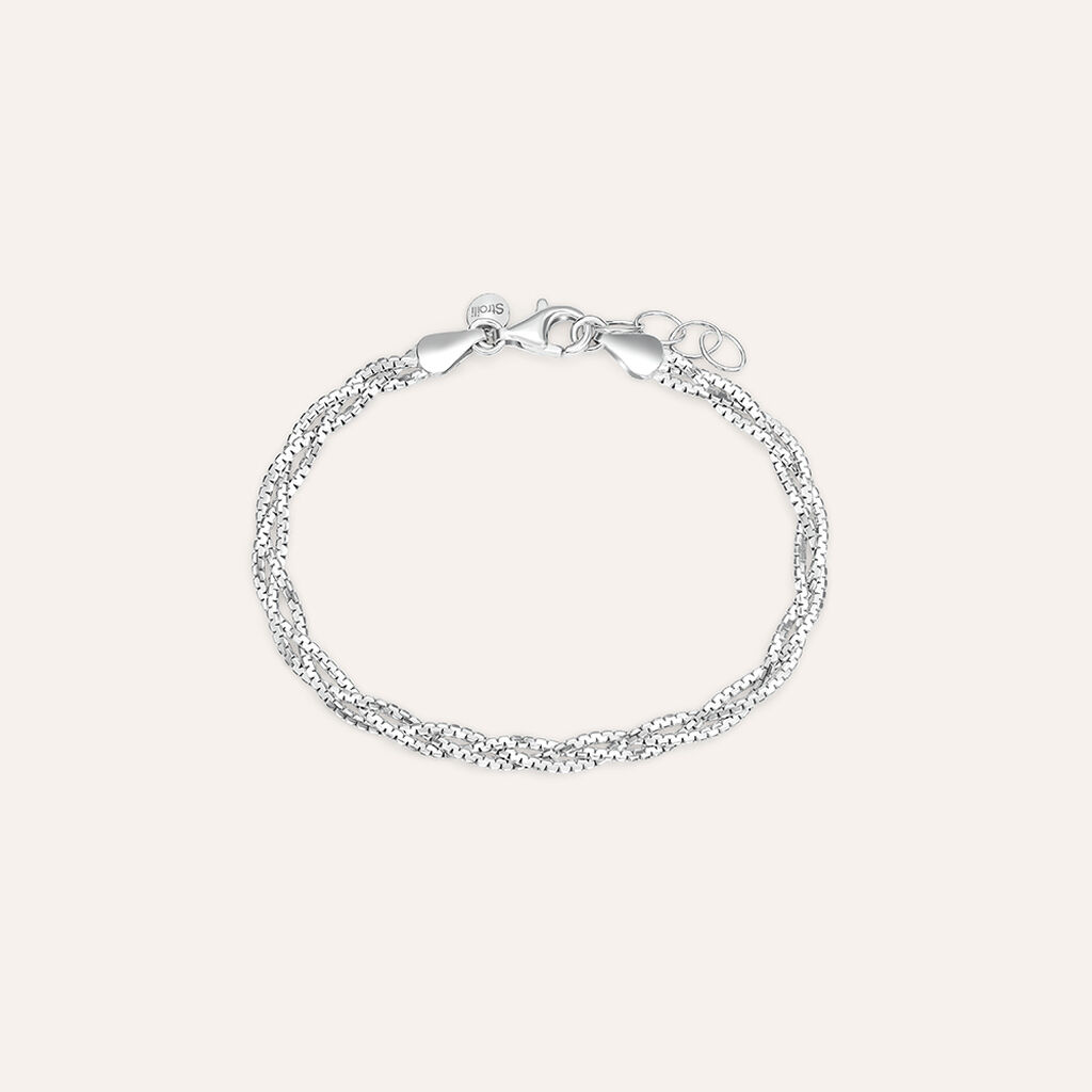 Bracciale Catena Silver Collection Argento Rodiato