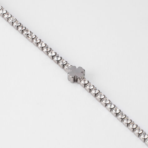 Bo&Pao Bracciale Quadrifoglio In Argento 925 Per Donna – Regolabile Da 17 A 20 Cm, Portafortuna, Con Confezione Velluto