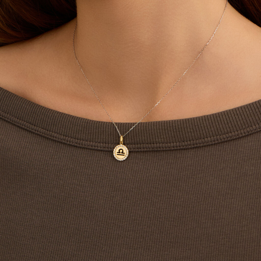 Pendente Poème Oro Giallo Cubic Zirconia