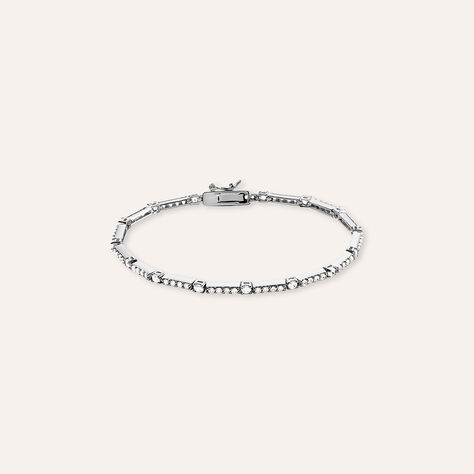 Bracciale Tennis Silver Elegance Argento Rodiato Cubic Zirconia - Bracciali Tennis Donna | Stroili