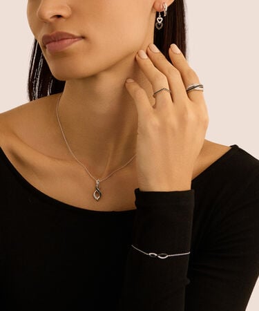 Anello Fantasia Silver Shine Argento Rodiato Cubic Zirconia