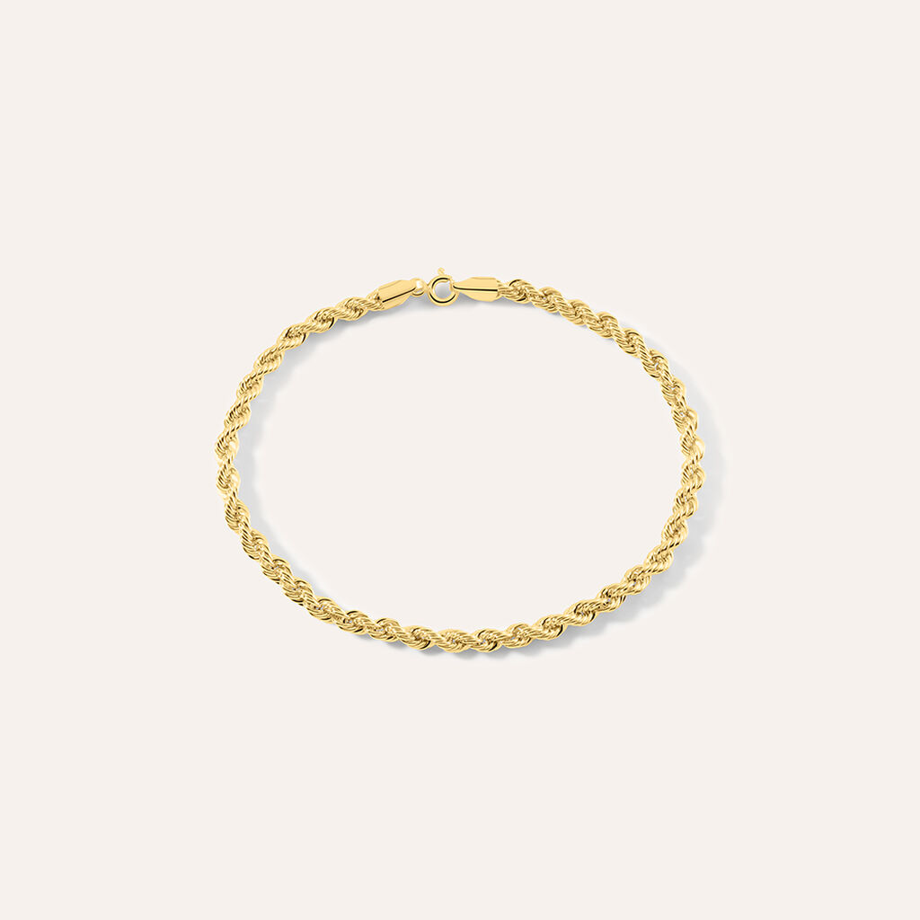 Bracciale Catena Oro Uomo Oro Giallo