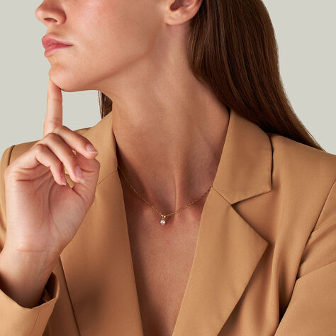 Pendente Punto Luce Poème Oro Giallo Cubic Zirconia - Ciondoli Donna | Stroili