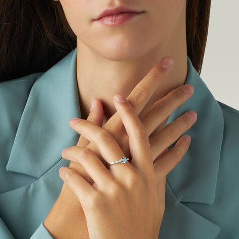 Anello Solitario Diamade Oro Bianco Diamante Lab-Grown - Anelli con Pietre Donna | Stroili