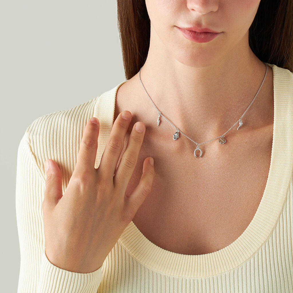 Collana Silver Moments Argento Rodiato Cubic Zirconia - Collane Donna | Stroili