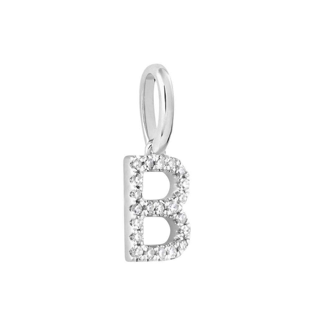 Pendente Sophia Oro Bianco Diamante - Ciondoli Donna | Stroili