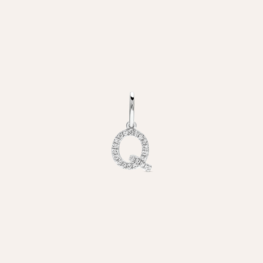 Pendente Sophia Oro Bianco Diamante - Ciondoli Donna | Stroili