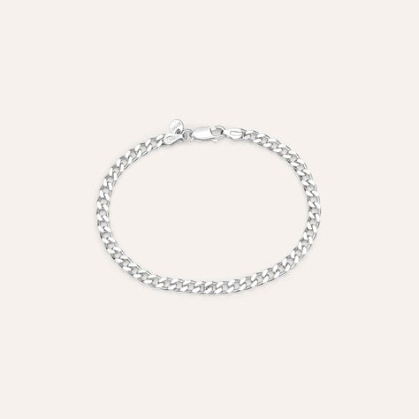 Bracciale Catena Gentleman Argento Rodiato - Gioielli Uomo | Stroili