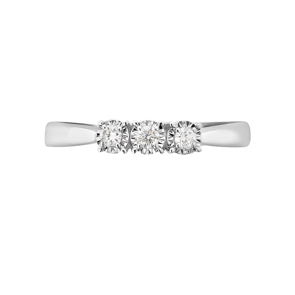Anello Trilogy Diamotion Oro Bianco Diamante - Anelli con Pietre Donna | Stroili