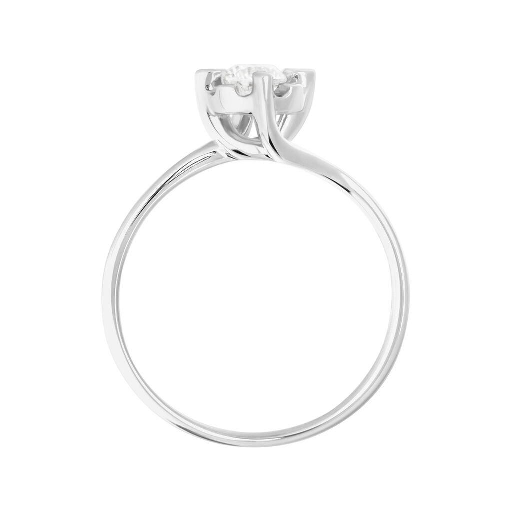 Anello Solitario Valentino Diamazing Oro Bianco Diamante - Anelli con Pietre Donna | Stroili
