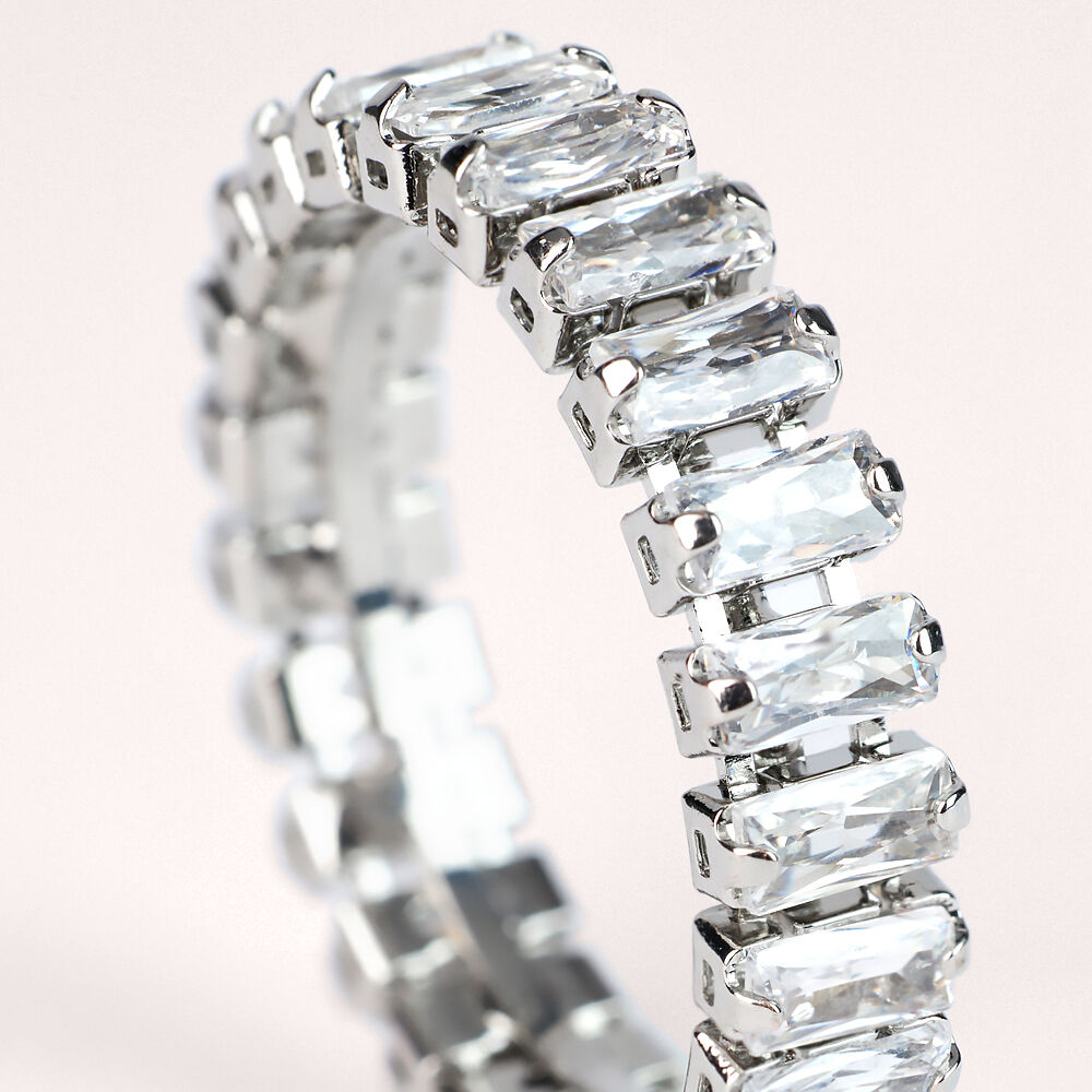 Anello Eternity Romantic Shine Metallo Cristallo 1665955 Stroili