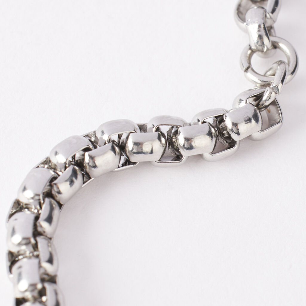 Bracciale Con Targhetta Man Code Acciaio - Bracciali con Incisione Uomo | Stroili