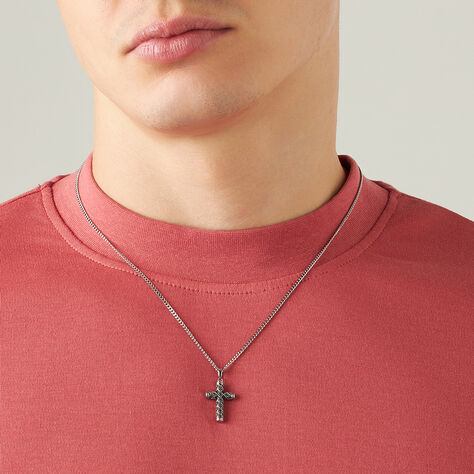 Collana Man Code Acciaio Cristallo - Collane Uomo | Stroili